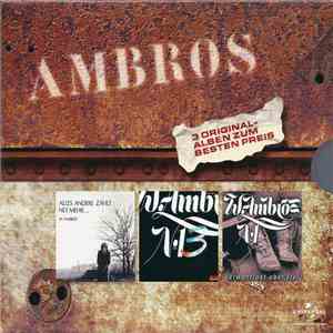 Ambros - 3 Original Alben Zum Besten Preis / Alles Anders Zählt Net Mehr... / No. 13 / Verwahrlost Aber Frei flac download