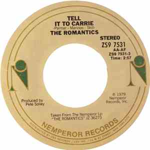 The Romantics - Tell It To Carrie / Hung On You flac download