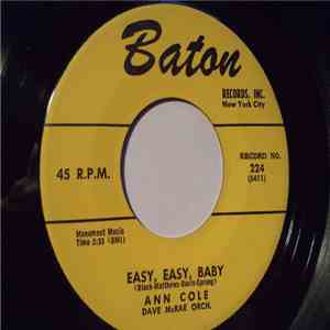 Ann Cole - Easy, Easy, Baby / New Love flac download