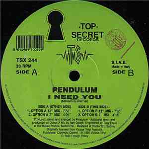 Pendulum - I Need You flac download