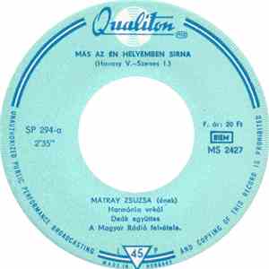 Mátray Zsuzsa - Más Az Én Helyemben Sírna flac download
