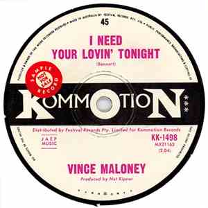 Vince Maloney - I Need Your Lovin' Tonight flac download