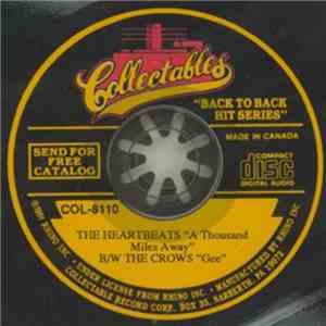 The Heartbeats / The Crows - A Thousand Miles Away / Gee flac download