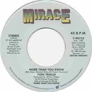 Toni Tenille - More Than You Know flac download