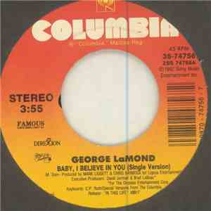George LaMond - Baby, I Believe In You flac download