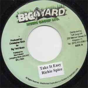 Richie Spice / Rik Rok - Take It Easy / Hold Me flac download