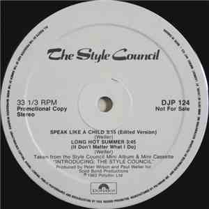 The Style Council - Speak Like A Child / Long Hot Summer flac download