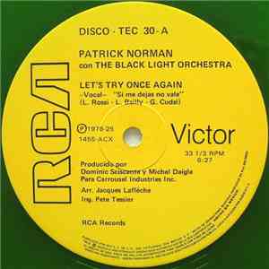 Patrick Norman Con Black Light Orchestra, The - Let's Try Once Again (Si Me Dejas No Vale) flac download