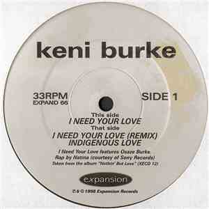 Keni Burke - I Need Your Love flac download