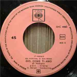 Zoe - Dio, Come Ti Amo / Io Ti Daro Di Piu flac download