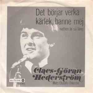 Claes-Göran Hederström Med Mats Olssons Orkester - Det Börjar Verka Kärlek, Banne Mej / Natten Är Så Lång flac download