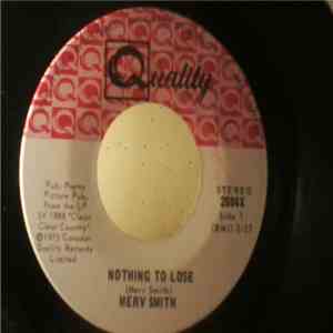 Merv Smith - Nothing To Lose/The Last Time flac download
