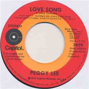 Peggy Lee - Love Song / Someone Who Cares flac download