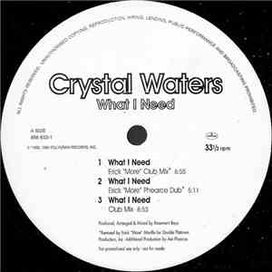 Crystal Waters - What I Need flac download