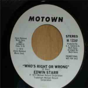 Edwin Starr - Who's Right Or Wrong flac download