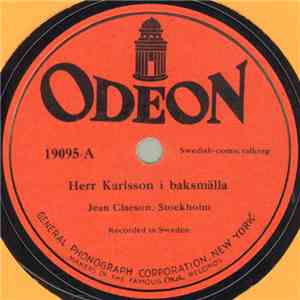 Jean Claeson - Herr Karlsson I Baksmälla / Herr Svensson Paa Restauranten flac download