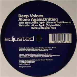Deep Voices - Alone Again / Drifting flac download