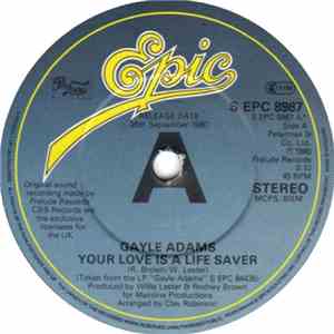 Gayle Adams - Your Love Is A Life Saver flac download