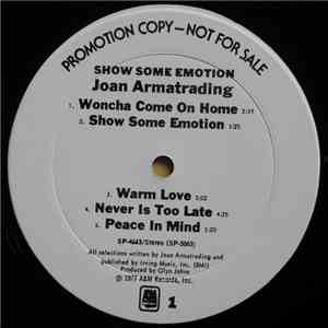 Joan Armatrading - Show Some Emotion flac download