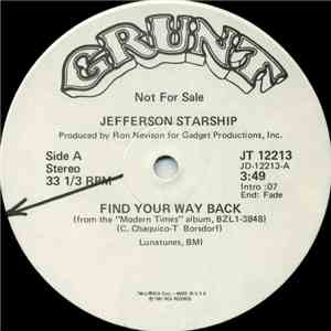 Jefferson Starship - Find Your Way Back flac download