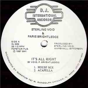 Sterling Void & Paris Brightledge - It's All Right flac download