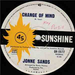 Jonne Sands - Change Of Mind / Gingerbread Man flac download