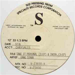 Gang Starr - Take It Personal flac download