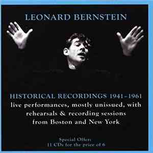 Leonard Bernstein - Historical Recordings 1941 - 1961 flac download