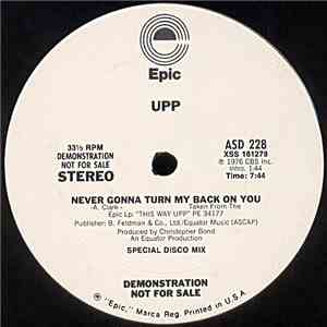 UPP - Never Gonna Turn My Back On You flac download
