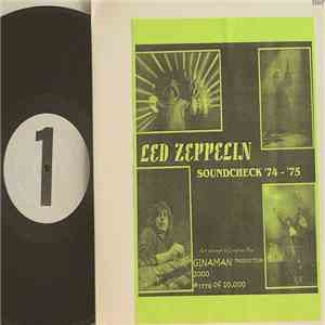 Led Zeppelin - Soundcheck '74 - '75 flac download