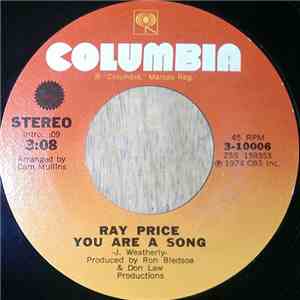 Ray Price - You Are A Song / Like A First Time Thing flac download