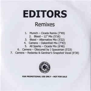 Editors - Remixes flac download