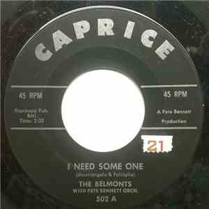 The Belmonts With Pete Bennett Orchestra - I Need Some One flac download