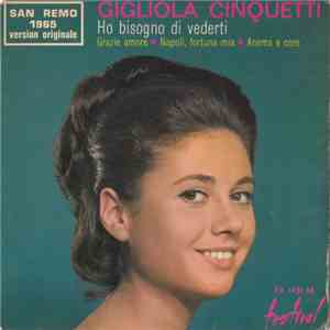 Gigliola Cinquetti Orchestre Franco Monaldi - Ho Bisogno Di Vederti flac download