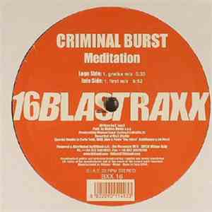 Criminal Burst - Meditation flac download