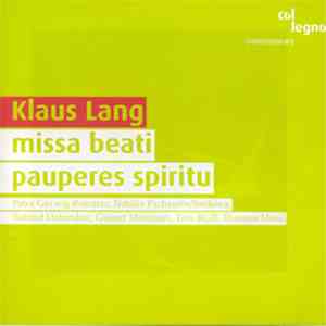 Klaus Lang - Missa Beati Pauperes Spiritu flac download