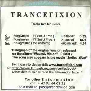 Trancefixion - Forgivness (I'll Set U Free) flac download