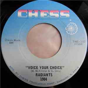 The Radiants - Voice Your Choice / If I Only Had You flac download