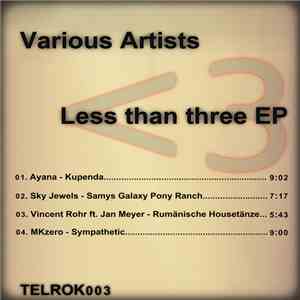 Various - Less Than Three EP flac download