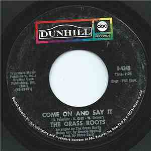The Grass Roots - Come On And Say It / Something's Comin' Over Me flac download