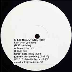 K & M Feat. Johnnie Fiori - I Got What You Need (DJD Remixes) flac download