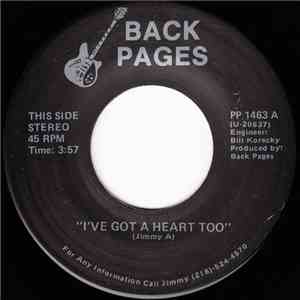 Back Pages - I've Got A Heart Too flac download