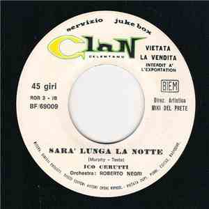 Ico Cerutti / I Ragazzi Della Via Gluck - Sarà Lunga La Notte / Sei La Mia Donna flac download