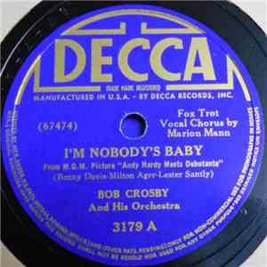 Bob Crosby And His Orchestra - I'm Nobody's Baby / Speak Easy flac download