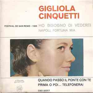 Gigliola Cinquetti - Ho Bisogno Di Vederti flac download