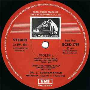 Dr. L. Subramaniam - Violin flac download