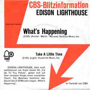 Edison Lighthouse - What's Happening flac download