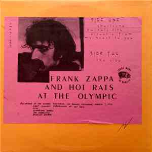 Frank Zappa - Frank Zappa And Hot Rats At The Olympic flac download