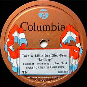 California Ramblers - Take A Little One Step / On Such A Night flac download