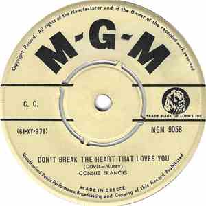 Connie Francis - Don't Break The Heart That Loves You flac download